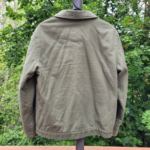 Volcom Jacket Teddy Sherpa Lined Full Zip Outdoor Workwear Chore Coat Men Medium - Picture 6 of 6